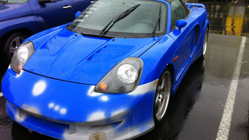 Illustration for article titled The world's worst customized Toyota MR2